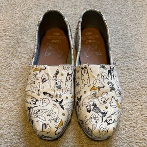 TOMS Canine Sketch Slip-On Shoes